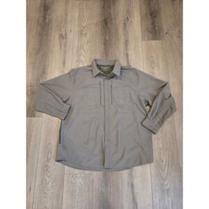 5.11 Tactical Mens Size‎ 2XL XXL Green Performance Long Sleeve Chest Pockets